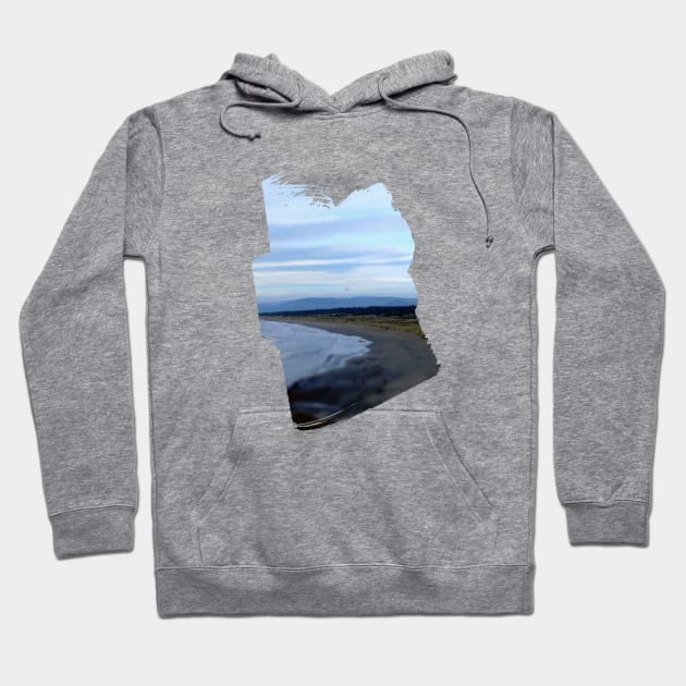 Ocean Brush Stroke Hoodie by michellecyk